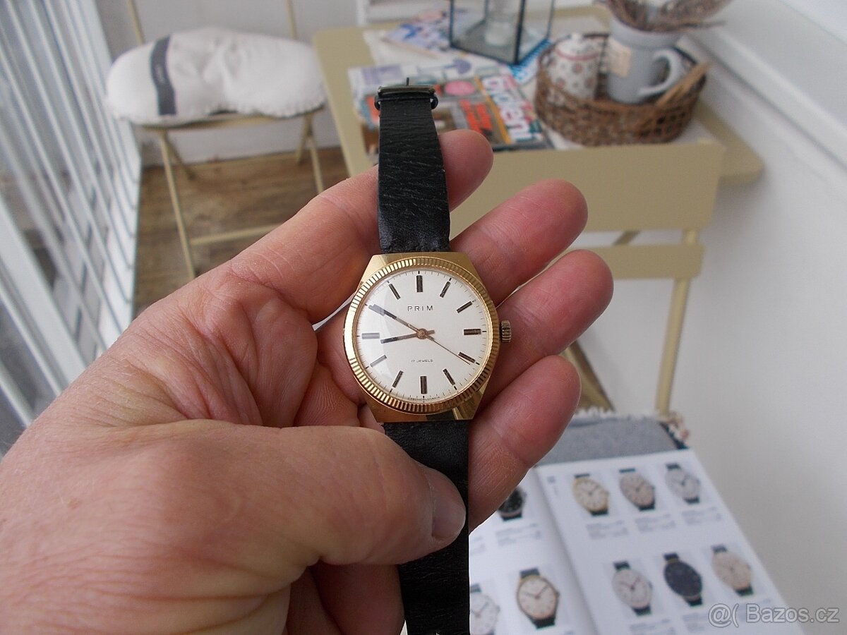 nadherne zlacene hodinky prim ala rolex rok 1984 origo stav - 10