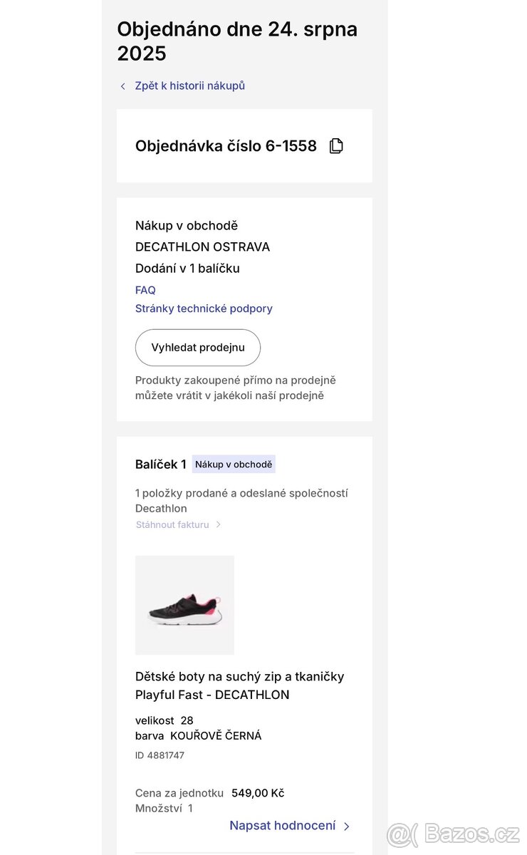 Dětské botasky na suchý zip Decathlon 28 - 10