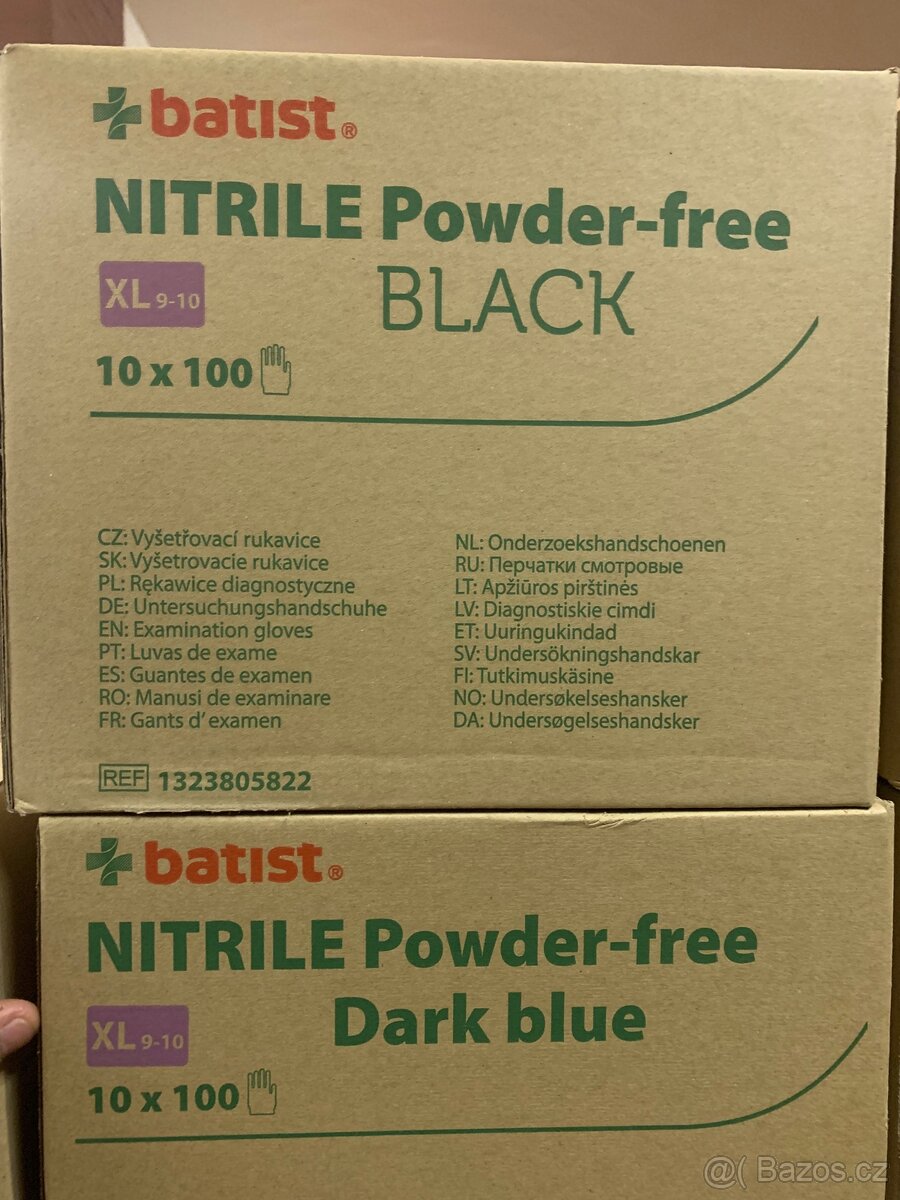 Nitrilové rukavice různé velikosti - 10