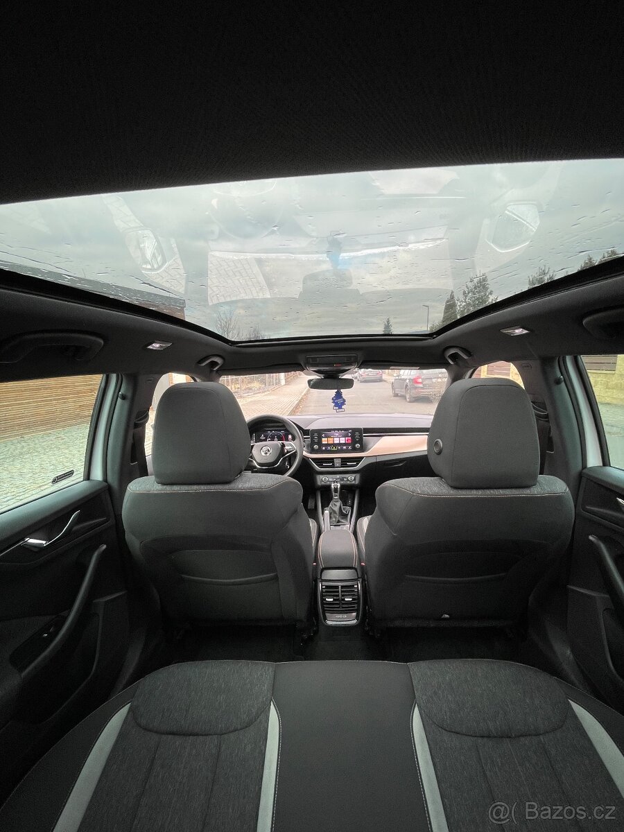 ŠKODA SCALA 1.5TSI 110kw, ZÁRUKA, NAJETO 8tis.KM, DSG - 10