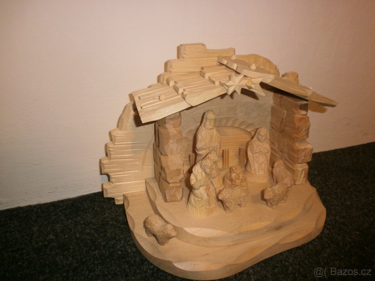 Český dřevěný betlém 14B8 - 10