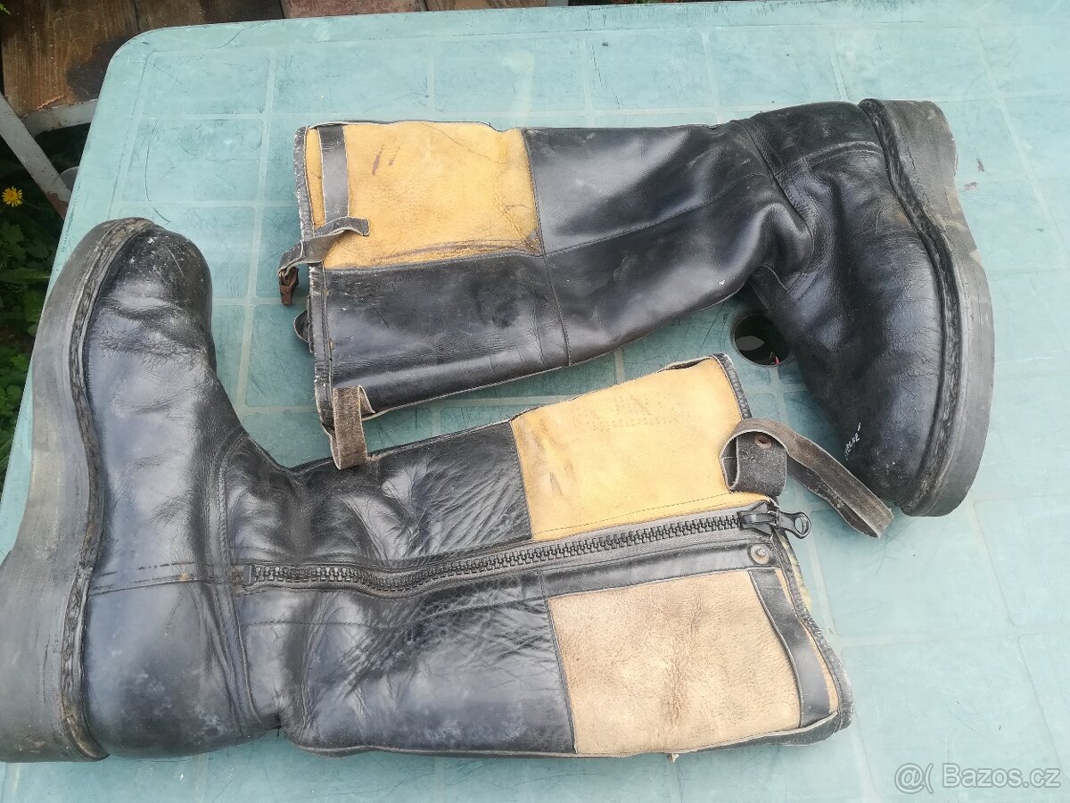 uniforma ČSLA, VB, plyn. maska, mapník, strážní boty.. - 10