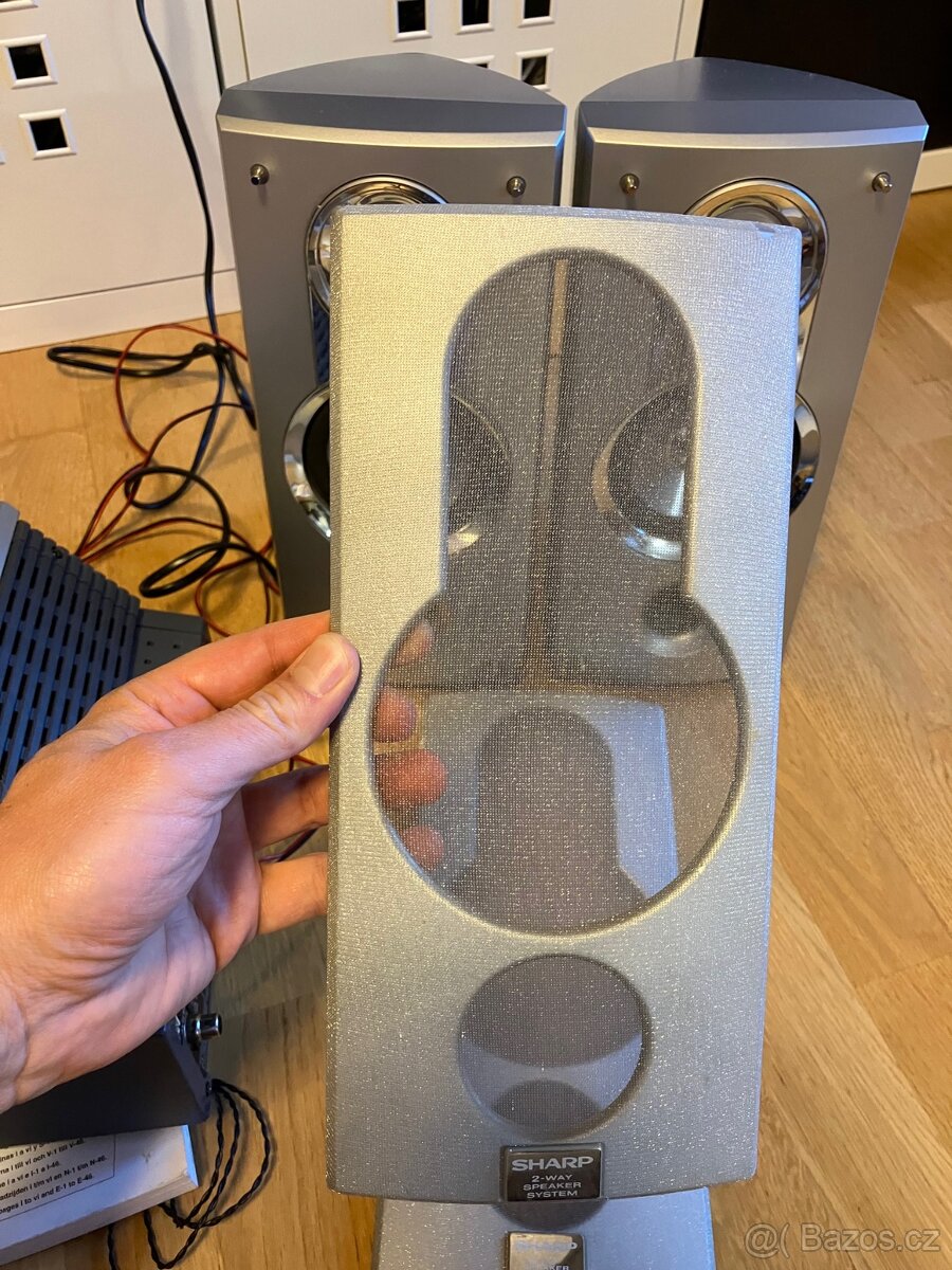 Minidisc MDLP stylovy Hifi system Sharp MD-E9000H - 10