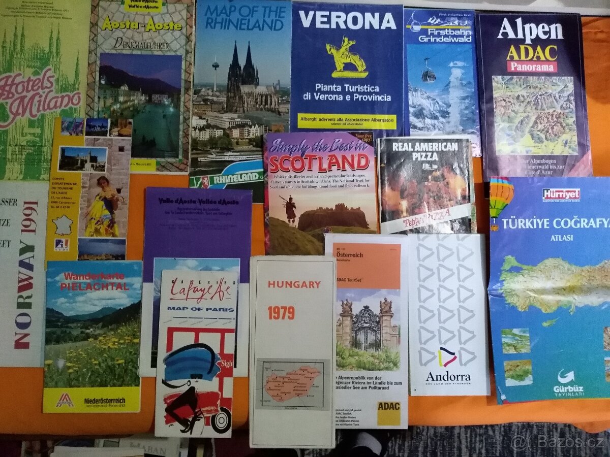 Mapy, průvodci aj. - 10
