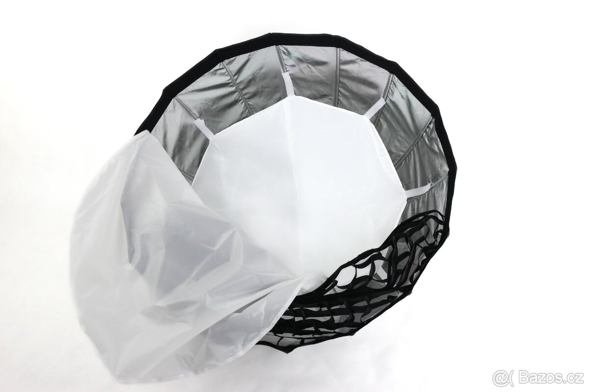 Parabolický softbox 90 cm + stativ + držák Bowens - 10