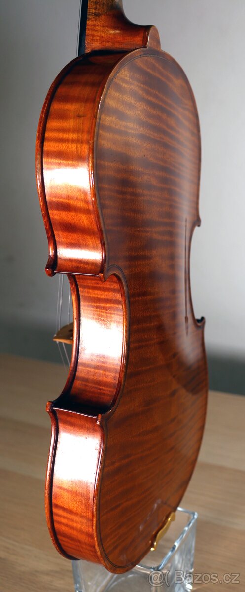4/4 starožitné Francouzské housle z konce 19-ho století - 10