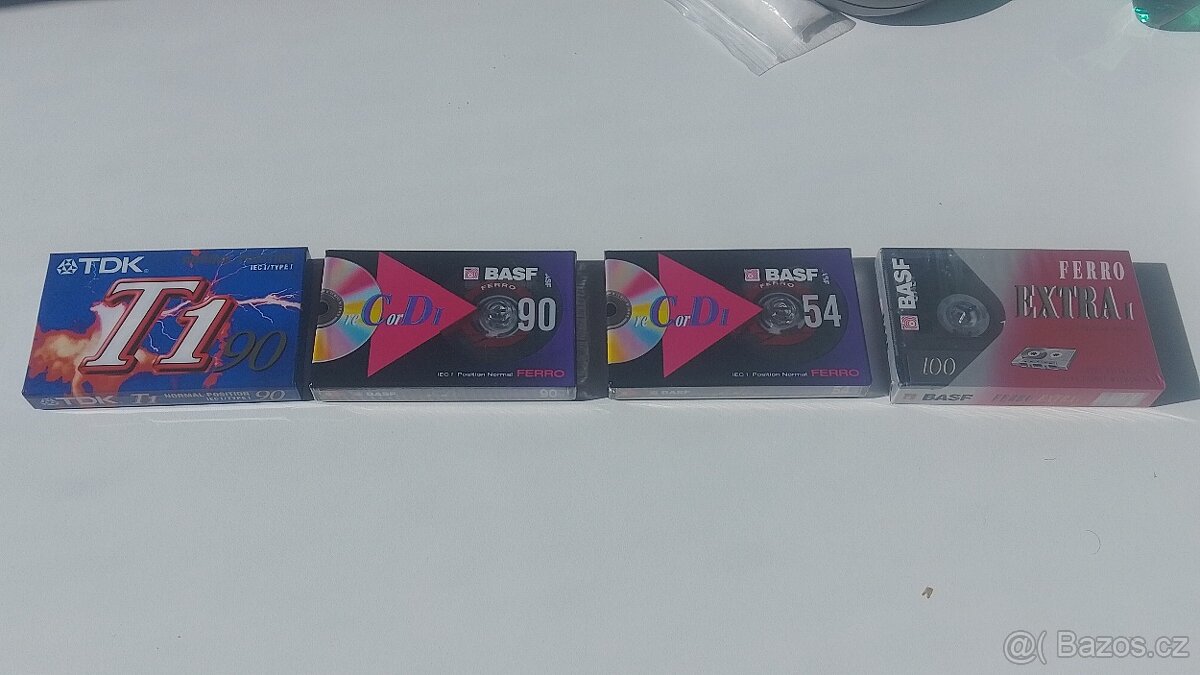 Audiokazety TDK, Maxell, BASF, Sony, Goldstar - 10