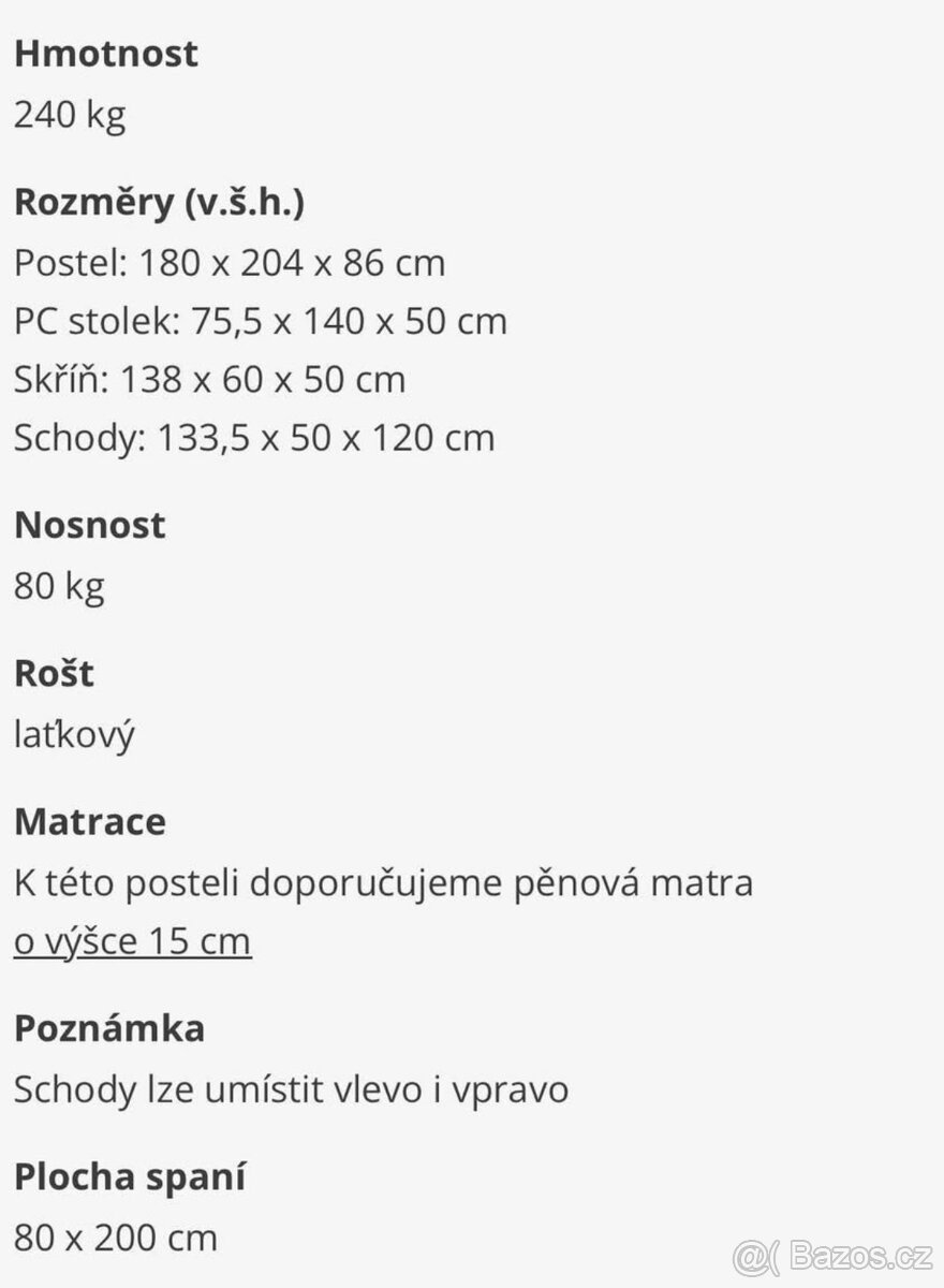 Multifunkční patrová postel - 10