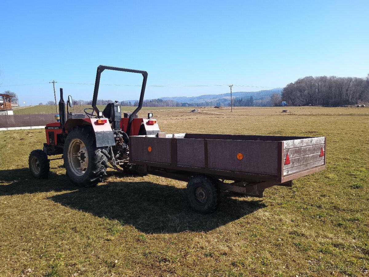 Traktor Zetor 5211 + Sklápěcí vlek - 10