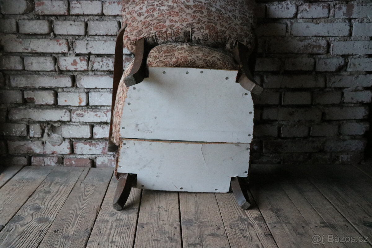 Křeslo / koktejlové / Halabala - 10