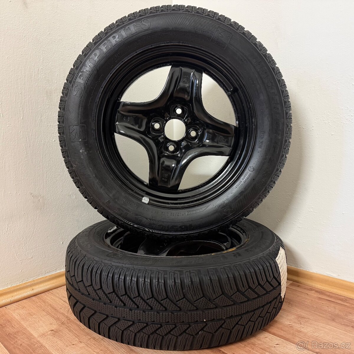 OPEL CORSA E 4x100 R15 ET39+ZIMNÍ 185/65R15 7/6mm - 10