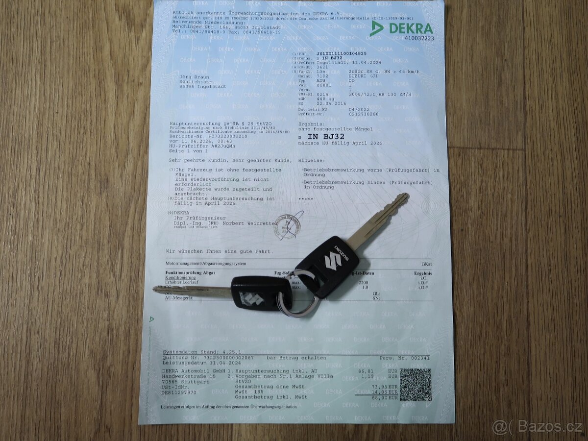 Suzuki DL1000 V-Strom najeto jen cca 3800km - 10