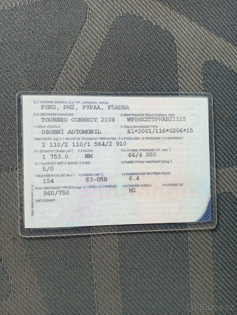 FORD CONNECT TOURNEO 1.8 TDCI 66kw 2010 - 10