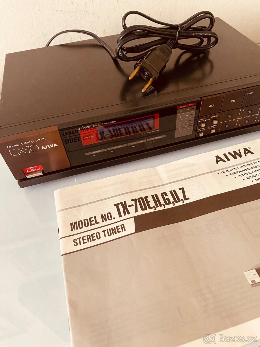 Aiwa TX 70, vintage tuner, rok 1983 - 10