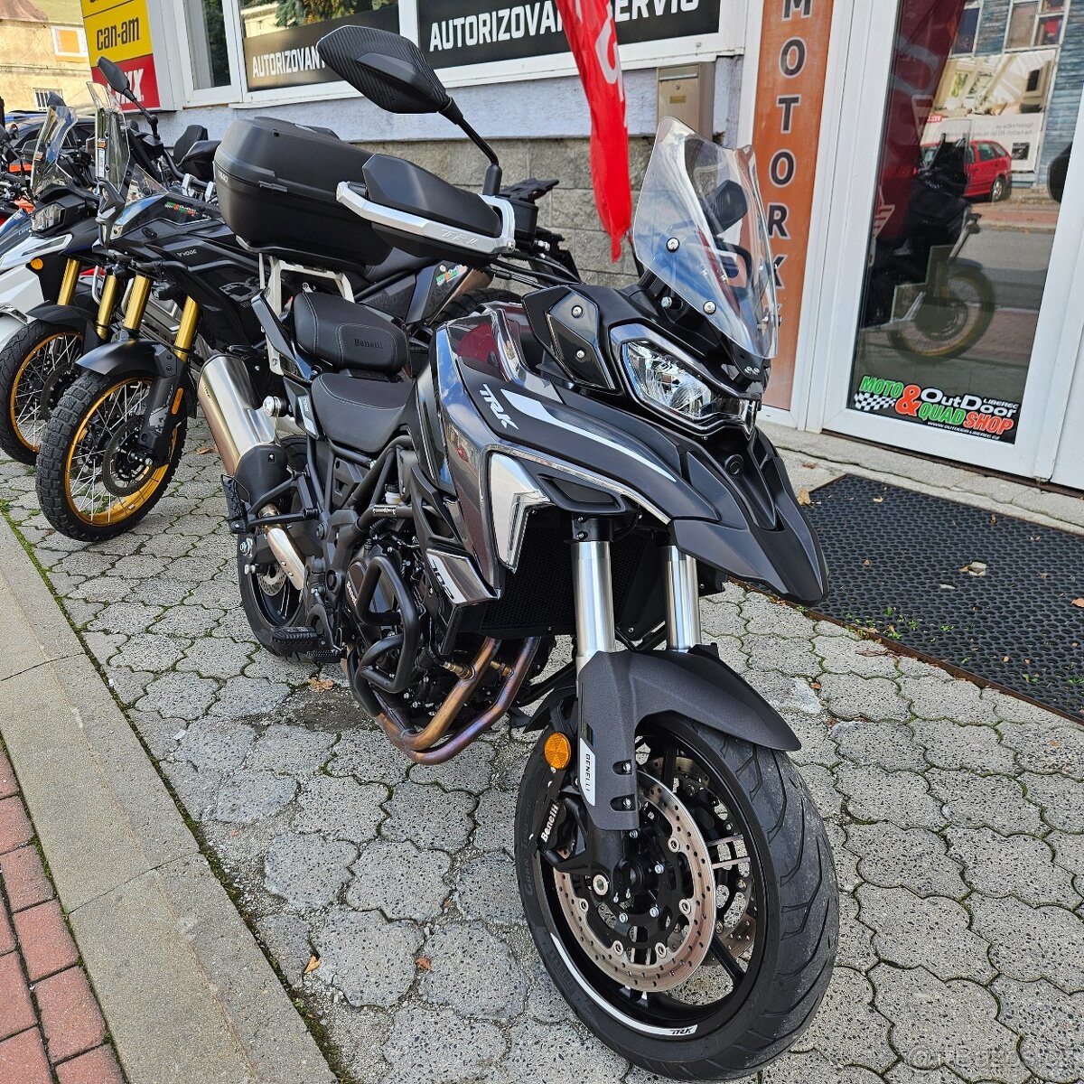 Benelli TRK 702,1. maj.,padací rám,ABS,topcase,ČR - 10