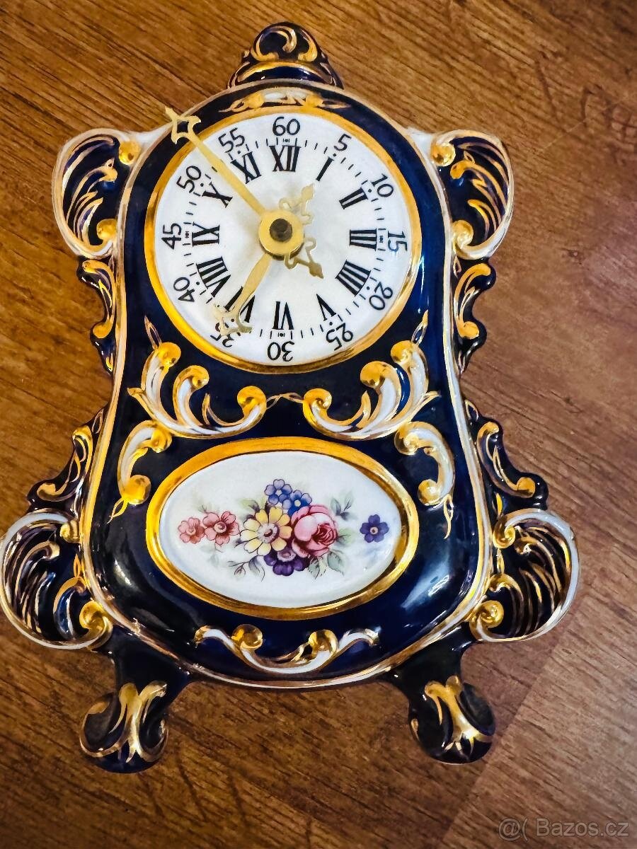 Prodám porcelánové hodiny. - 10