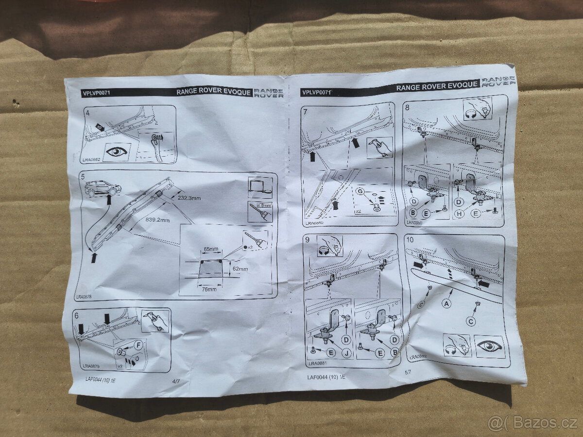 Land Rover Range Rover Evoque ochranný rám - 10
