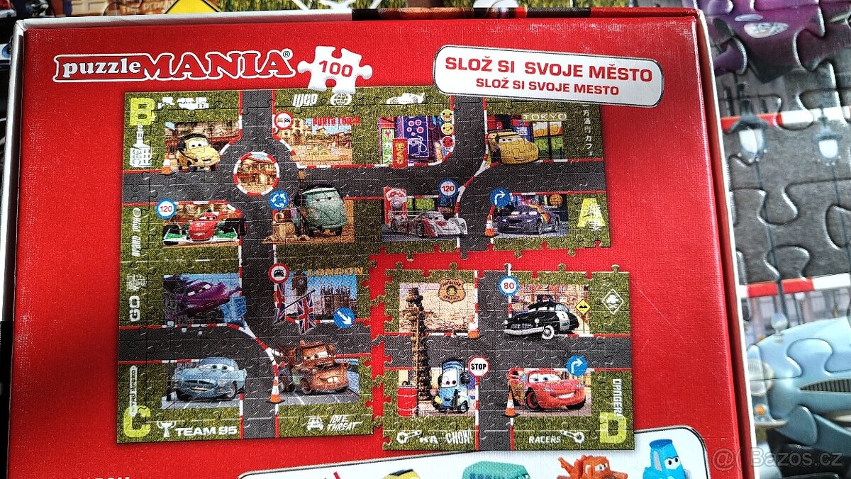 Puzzle McQueen 4x100 - 10