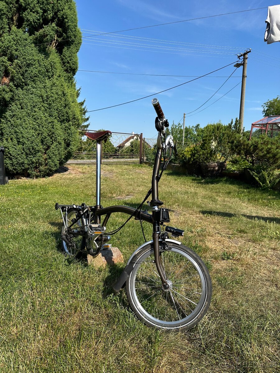 Bromton C-line 6speed + doplňky Brooks - 10