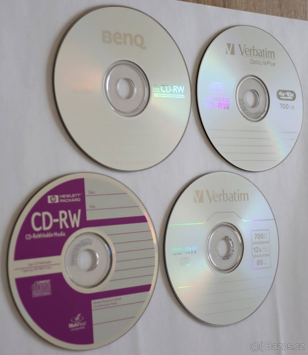 Nová CD-R, DVD±R, CD-RW, DVD±RW, DVD-RAM, obaly - 10