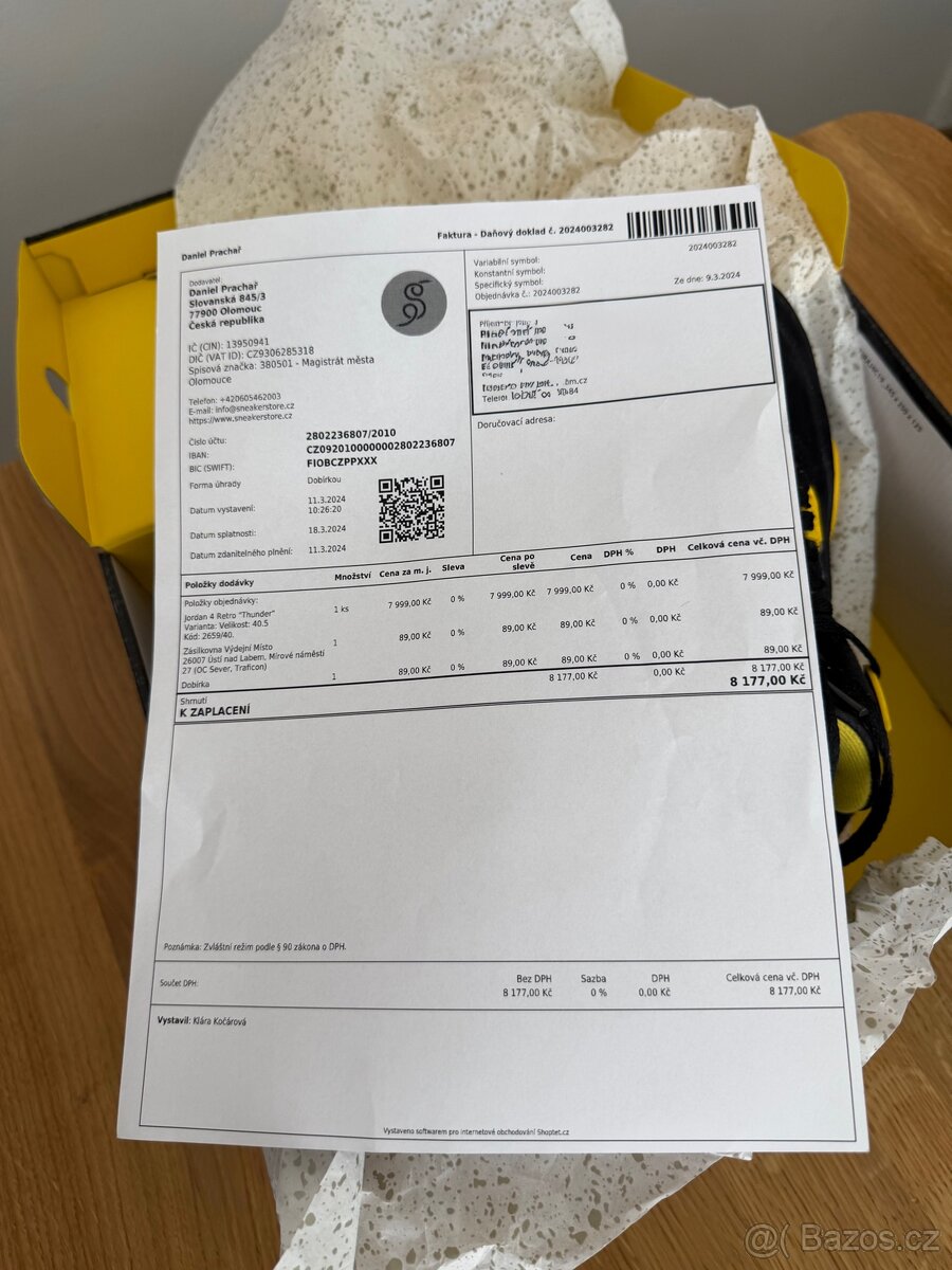 Nike AIR JORDAN 4 RETRO Thunder - 10