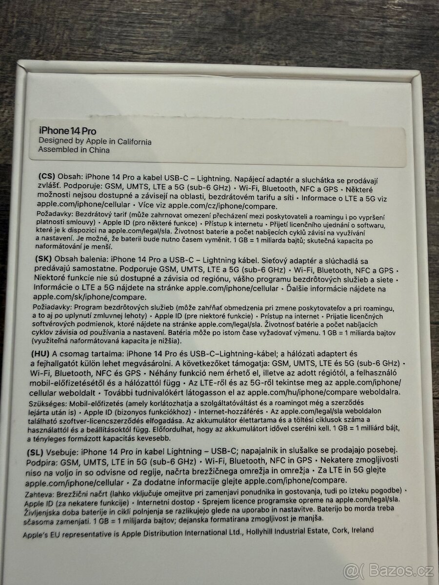 iPhone 14 Pro Space Black 128GB pěkném stavu - 10