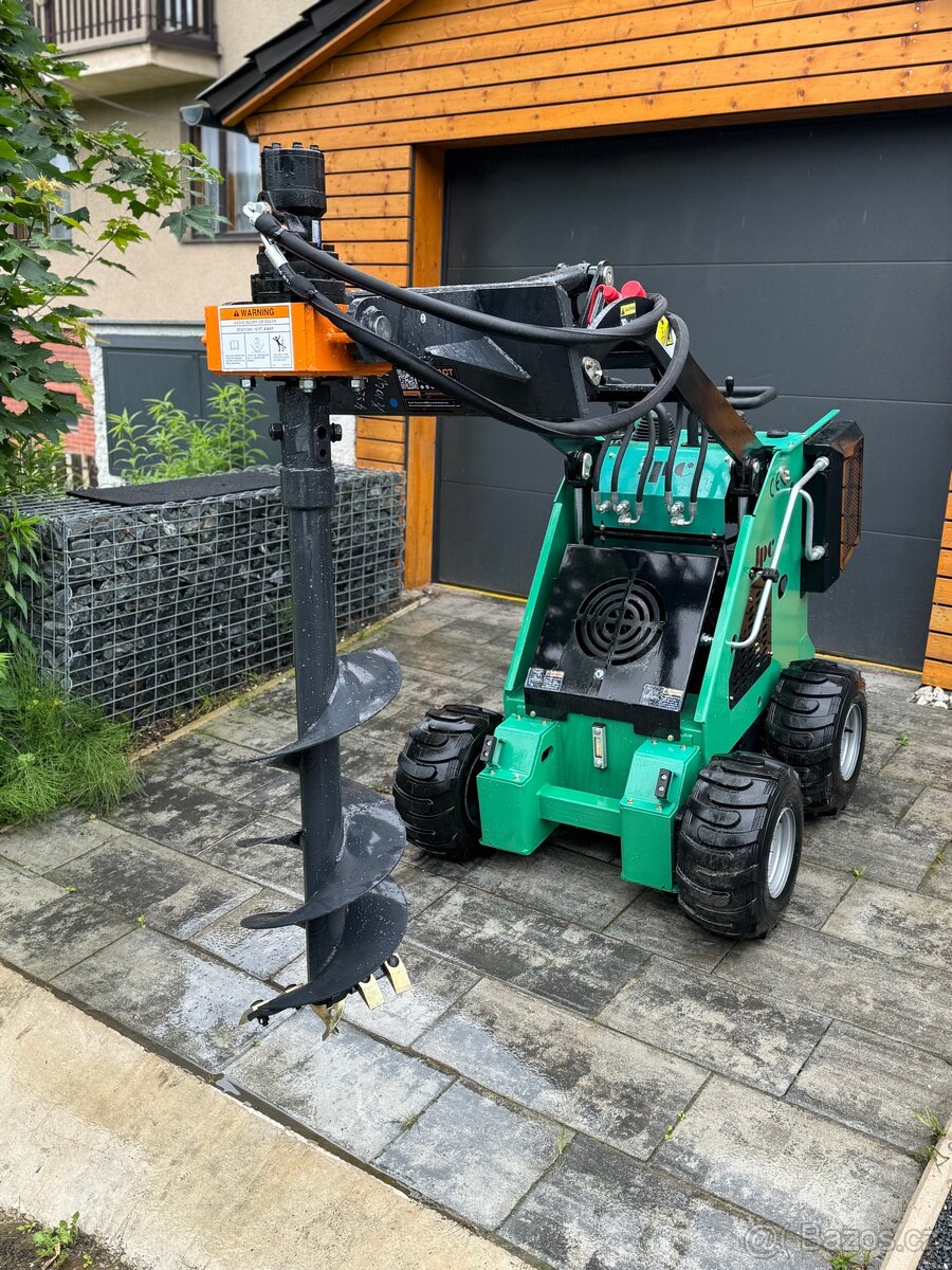 Hydraulický půdní vrták profi Wolverine USA, mininakladač - 10