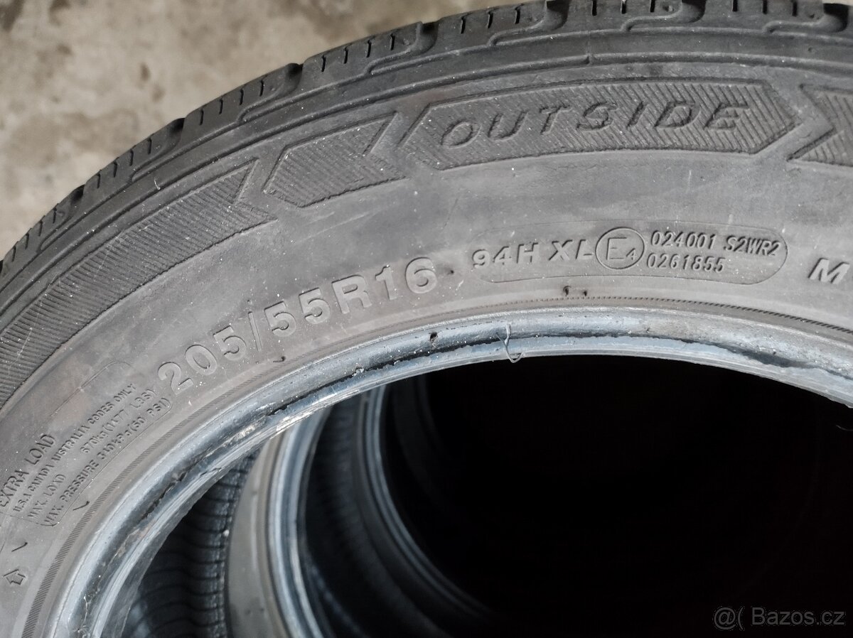 205/55 R16 M+S ZIMNÍ PNEU - 4ks - 10