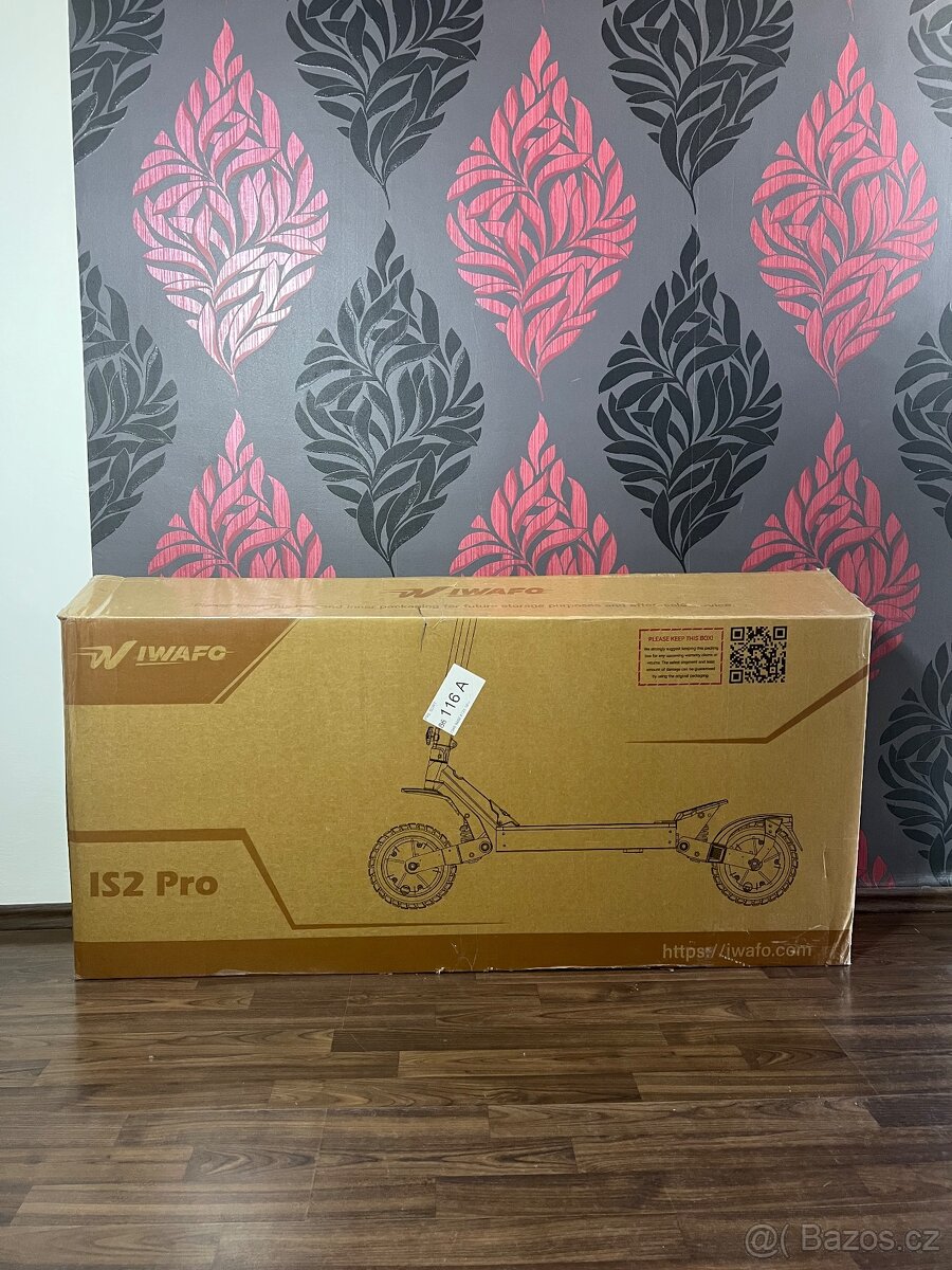 Elektrokoloběžka Elektrická koloběžka IWAFO IS2 Pro – NOVÁ - 10