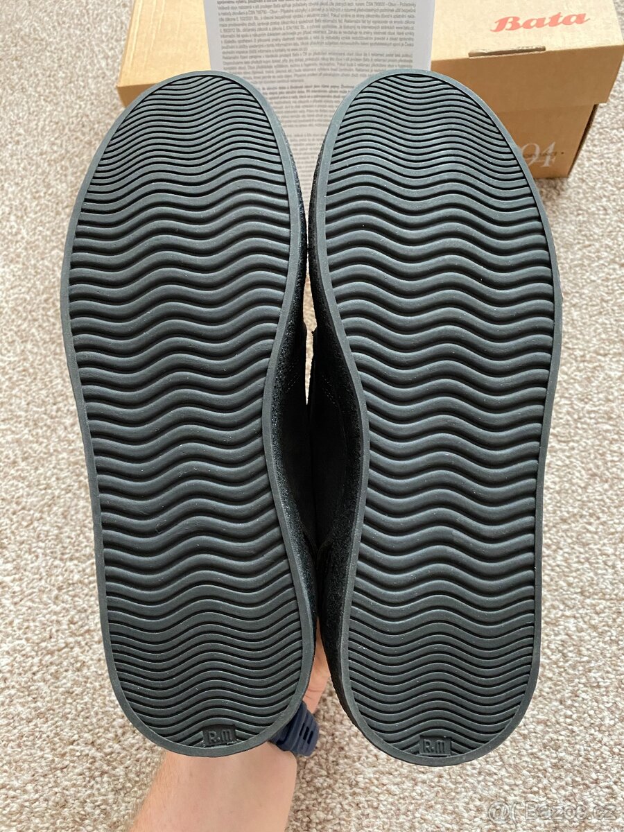 Nové pánské kožené zimní boty Baťa s kožichem - č. 42 - 10