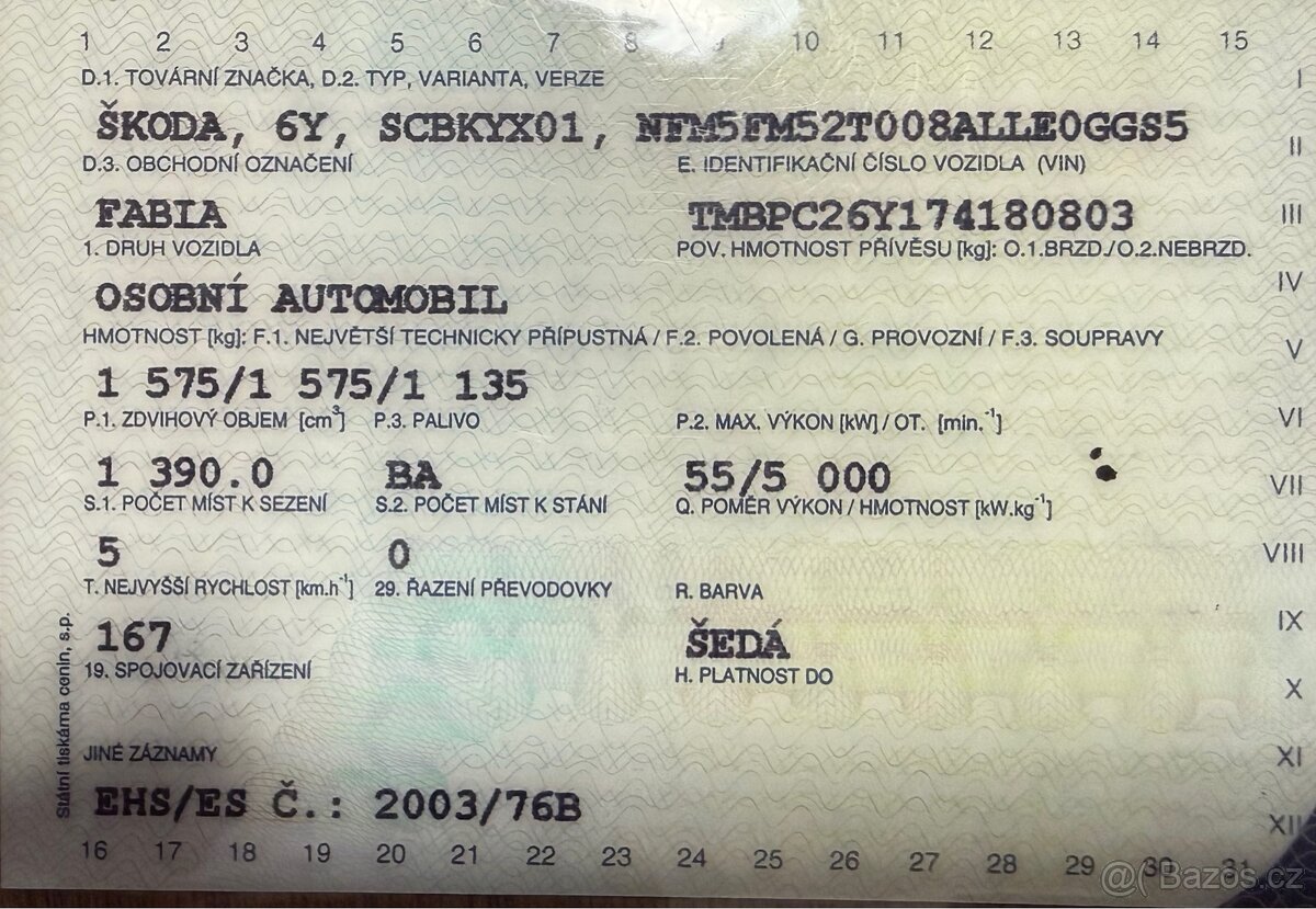 Škoda Fabia 1.4 benzin 55kw - 10