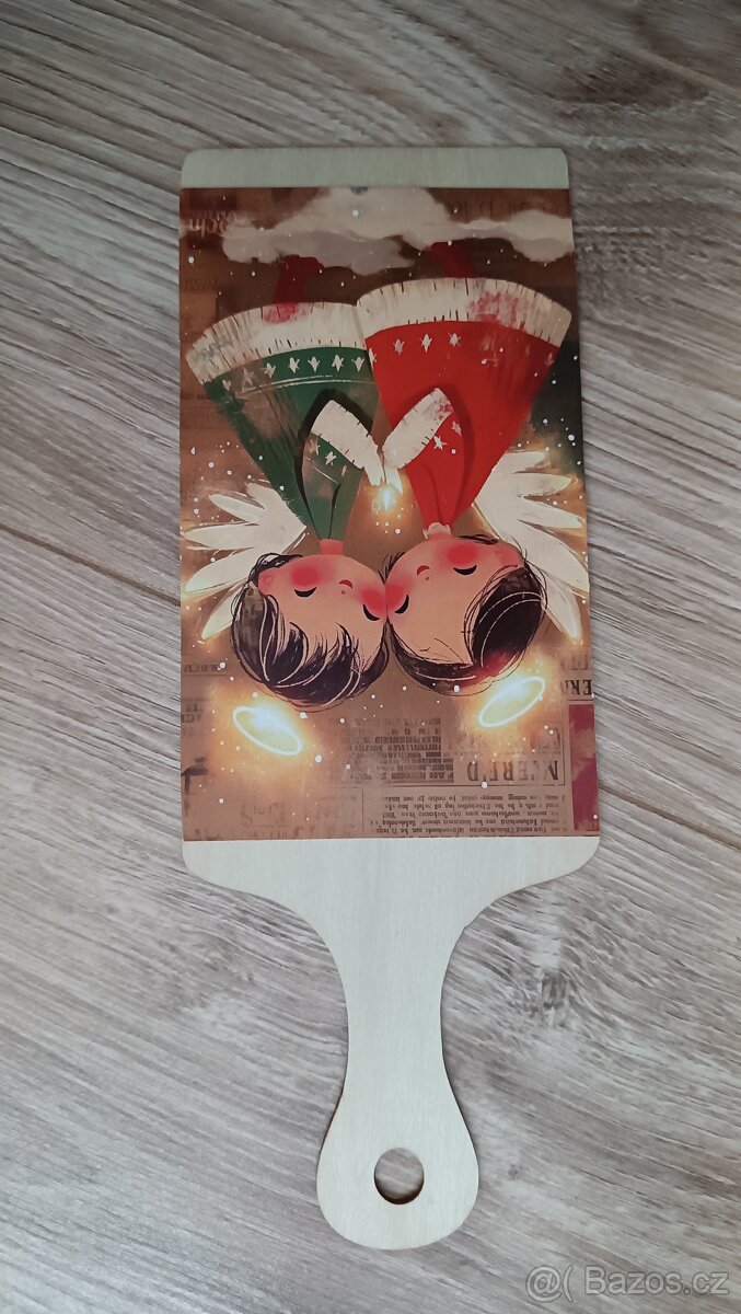 Dekorační prkénka anděl - 10