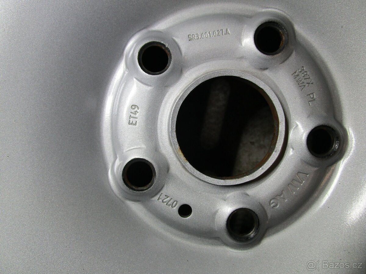 VW plecháče 5x112, 215/55/R17 XL, zimní - 10