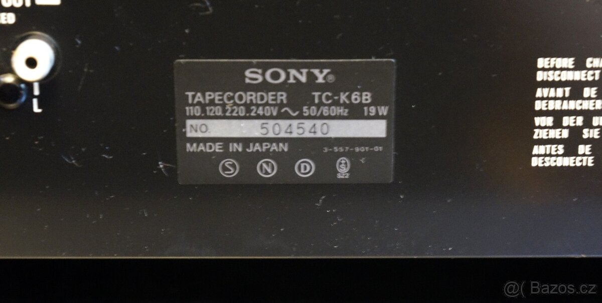 SONY TC-K 6B - 10