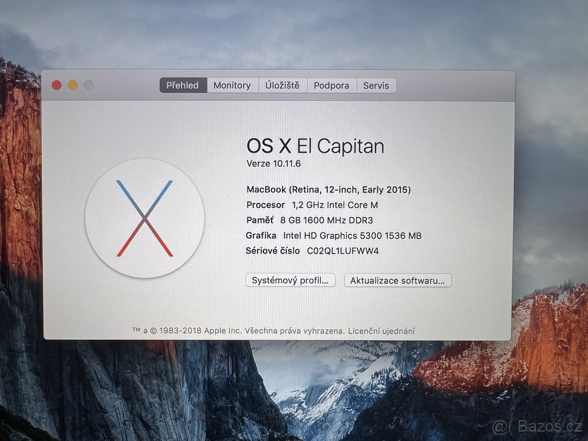 Prodám Macbook 12 retina 512gb - 10