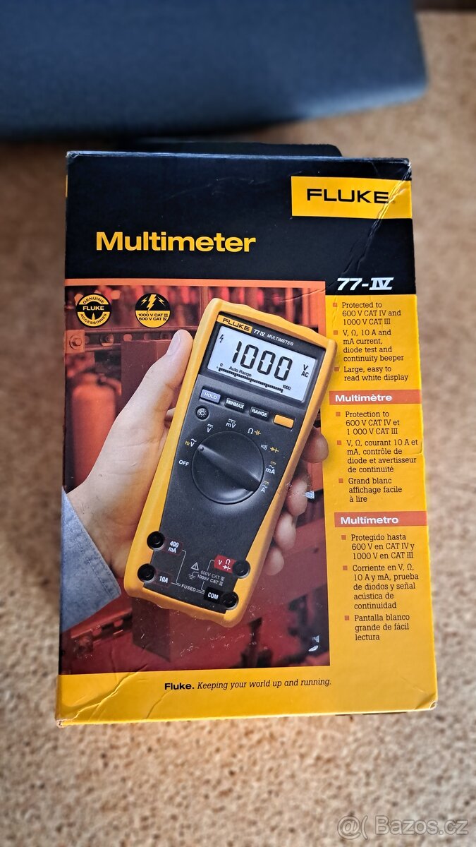 NOVÝ profi multimetr Fluke 77IV (ne 177 vyroben 01/23) - 10