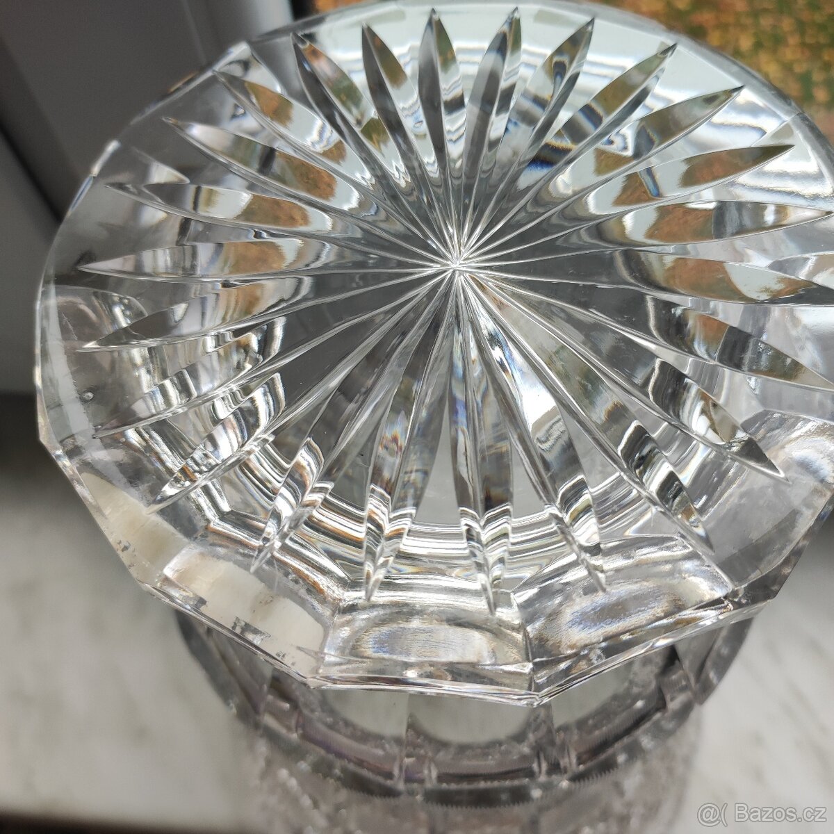 velká broušená váza - 10