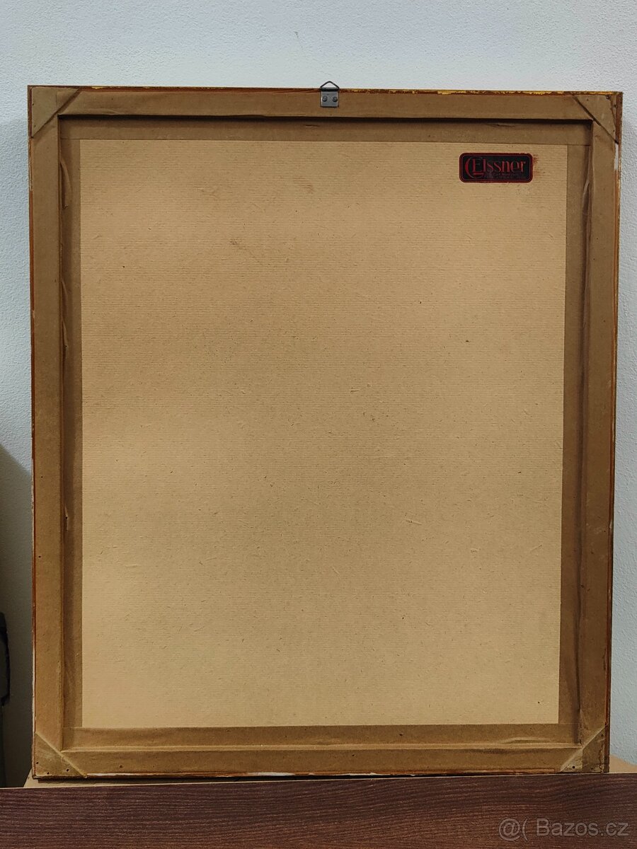 Obraz kytice / starý dobový tisk - 10