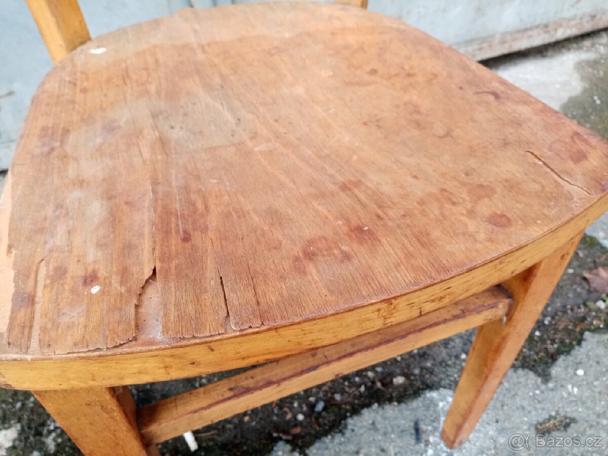 Dvě retro židle Thonet - 10