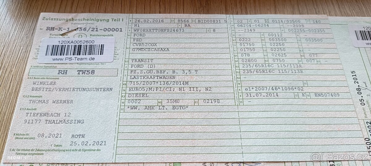 Prodám Ford Transit 2,2 TDCI 114kW, doublecab valník 7míst. - 10