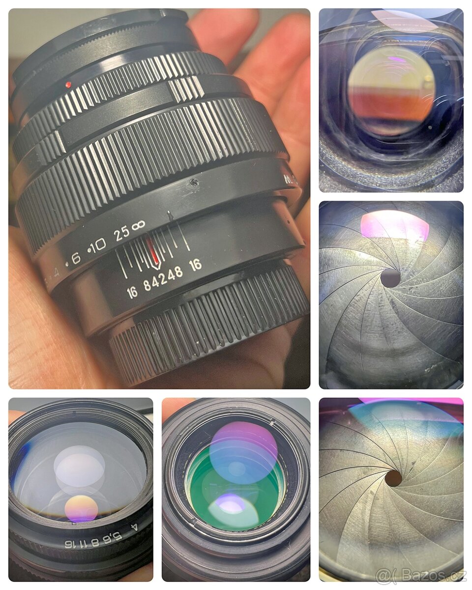 Servisovaný Jupiter 85mm f/2 M42 (Zenit, kopie Zeiss Sonnar) - 10