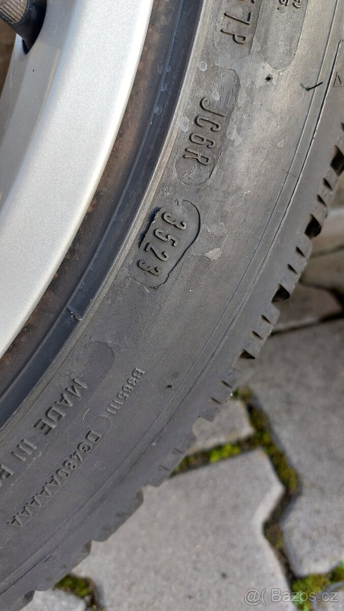 Alu kola 5x112 r17 Seat FR originá Cupra zimní pneu - 10