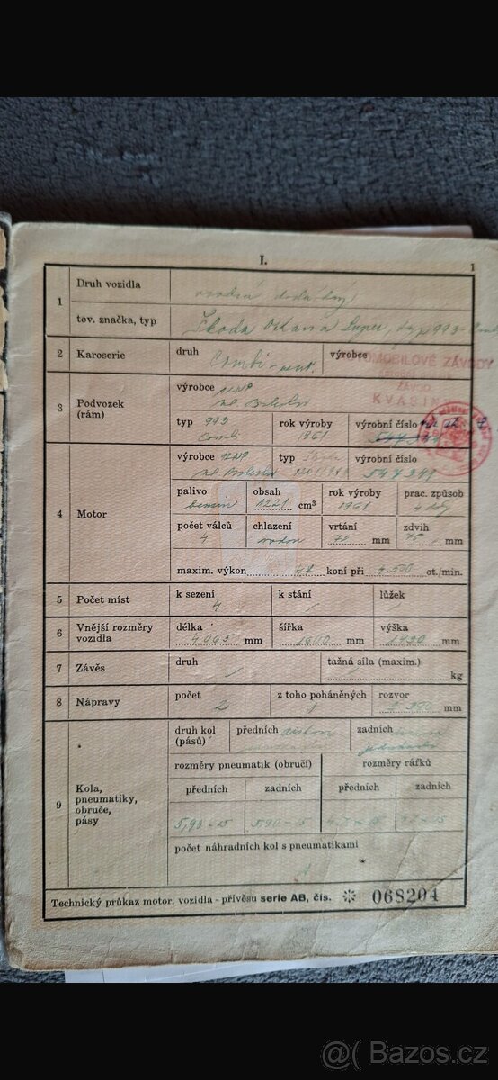 Škoda octavia 1961 - 10