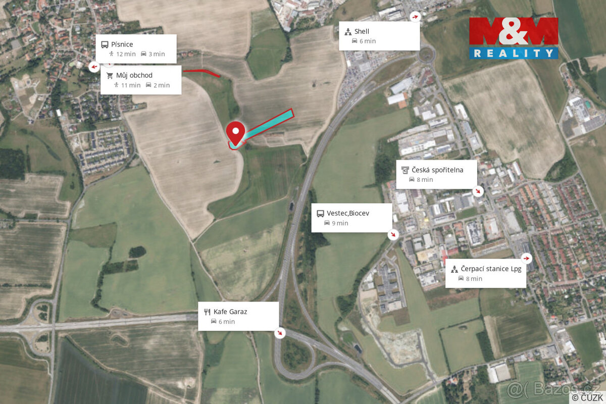 Prodej pole, 11460 m², Praha - 10