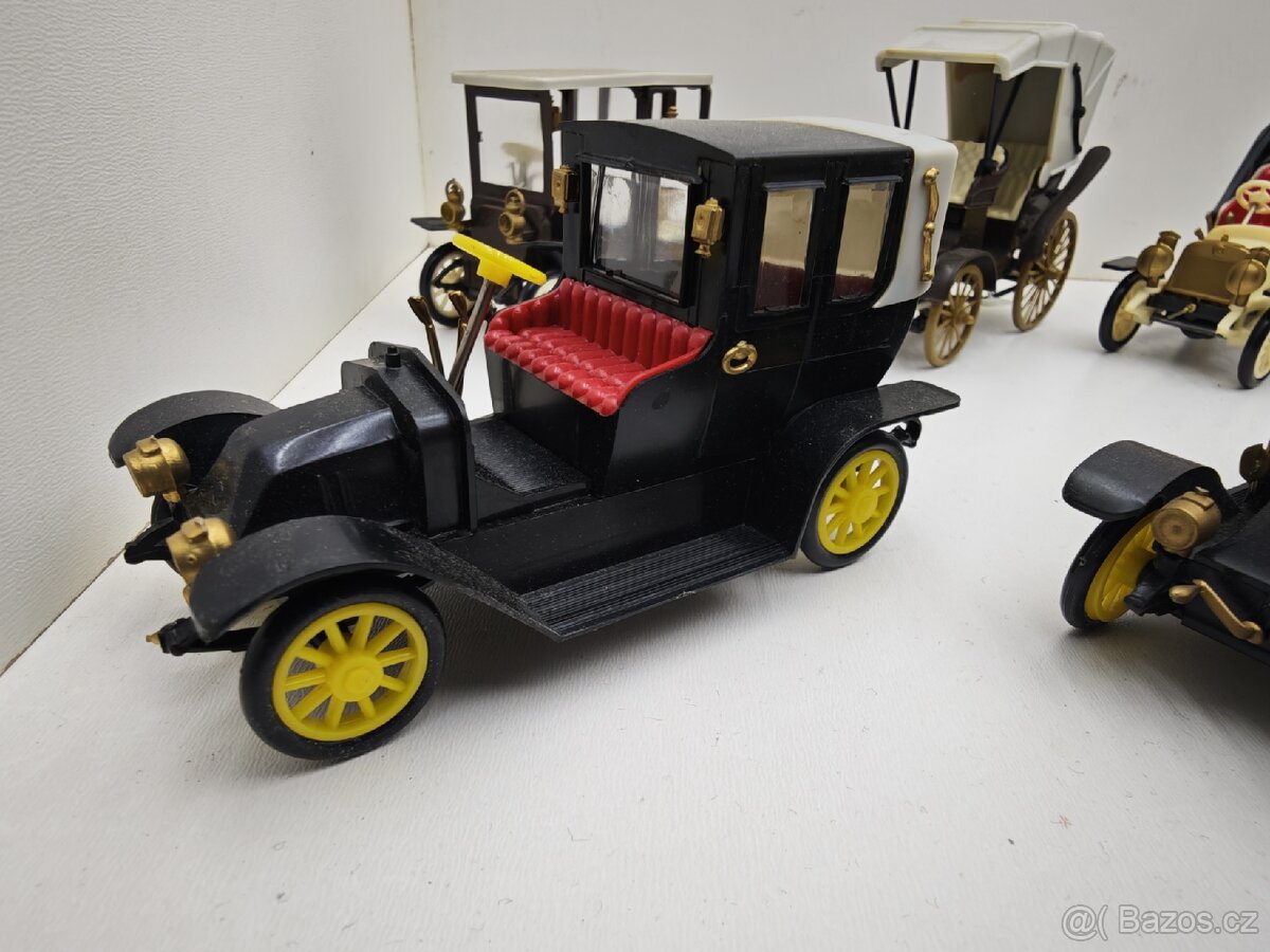 Staré retro hračky,autíčka igra oldtimer - 10