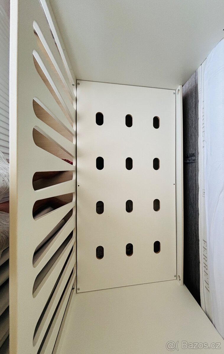 Dětská bílá postel 75x140 cm - 10