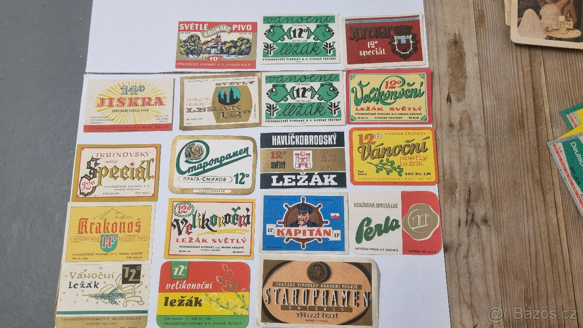 Sada pivních etiket a podtácků - 10