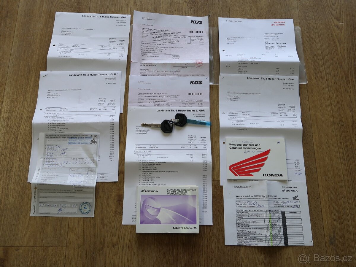 Honda CBF1000 ABS 1.majitel, servisní kniha, po servisu - 10