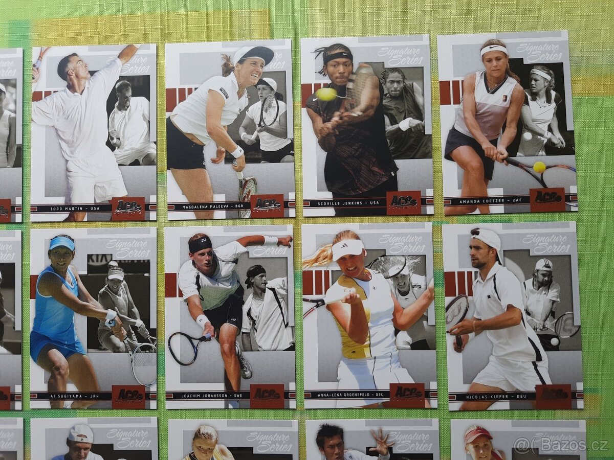 karty TENIS 2005 ACE kompletní sbírka 100 kusů TOPSTAV - 10