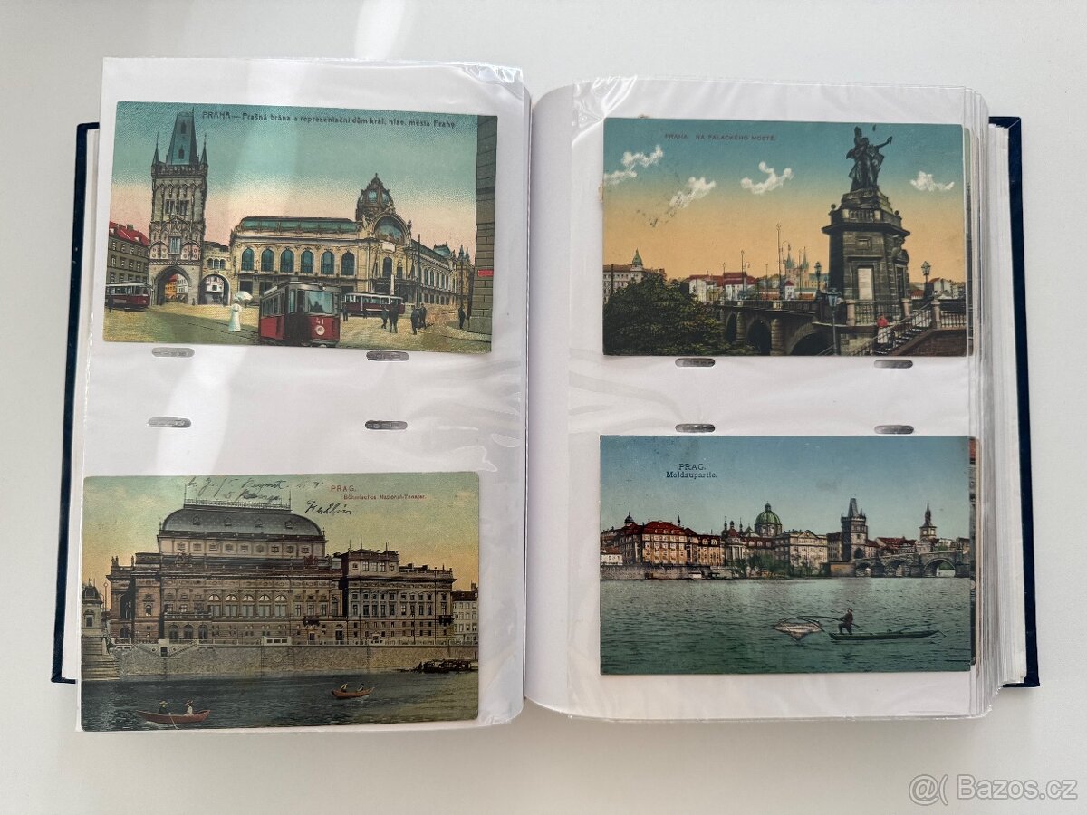 Album historických pohlednic Praha a okolí (cca 244 ks) - 10